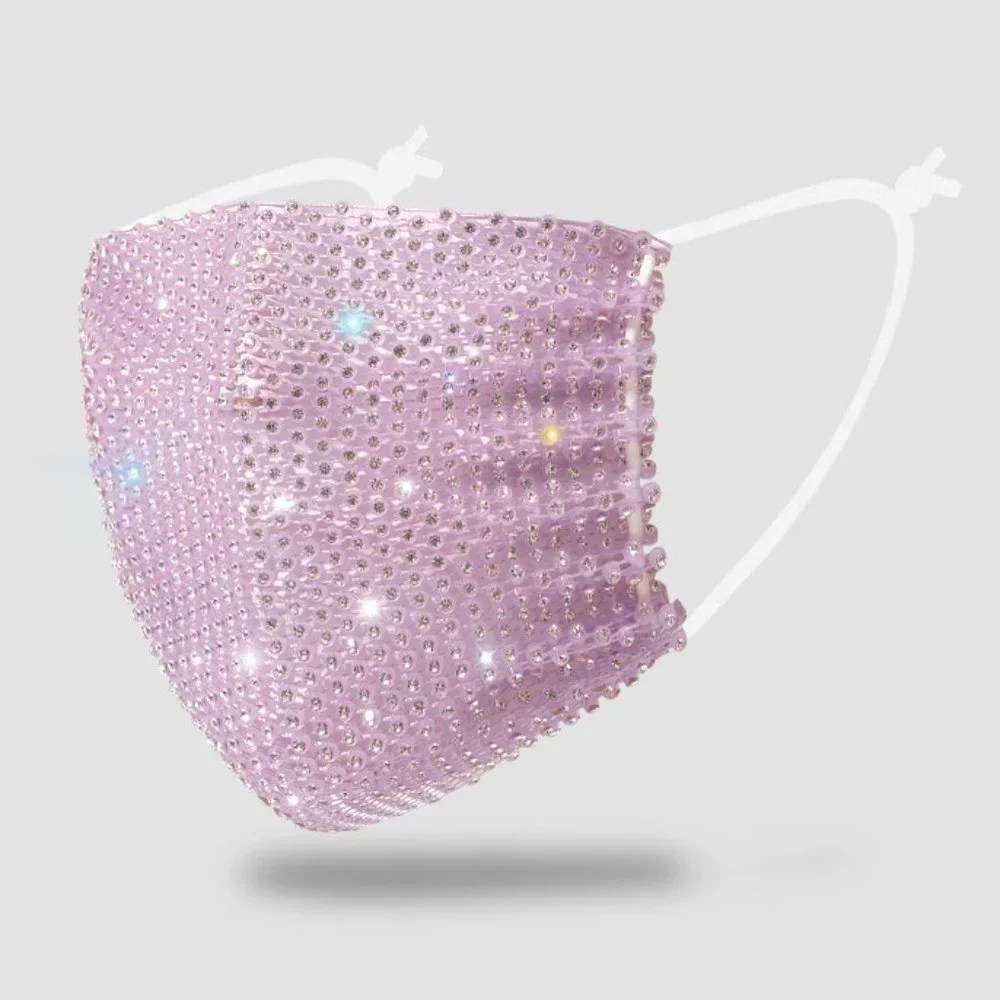 🌹 New 🌹 Fashion Rhinestone Face Masks, Bling Face Mask For Party
